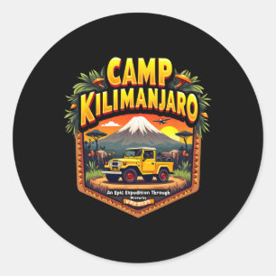 Adesivo Acampamento Cristão Acampamento Kilimanjaro Uma Ex