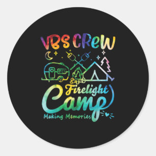 Adesivo Acampamento da Equipe Vbs Fogo da Escola Bíblica d
