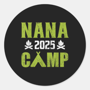 Adesivo Acampamento da Nana 2025 Férias em Família Tripula