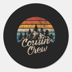 Adesivo Acampamento de Cousin Crew ao ar livre Acampamento