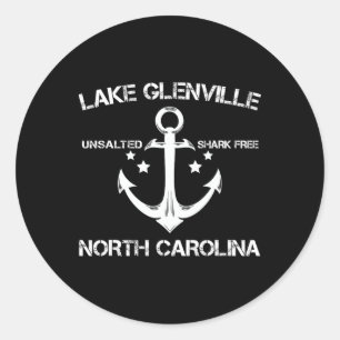 Adesivo Acampamento de pesca engraçado no lago Glenville C