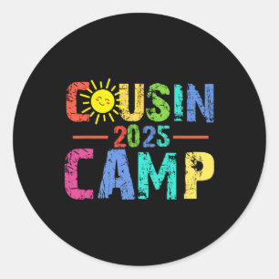 Adesivo Acampamento de Primos 2025 Acampamento Fogueira Fé