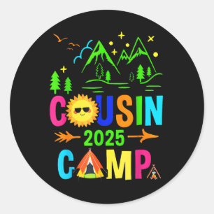 Adesivo Acampamento de Primos 2025 Acampamento Fogueira Fé