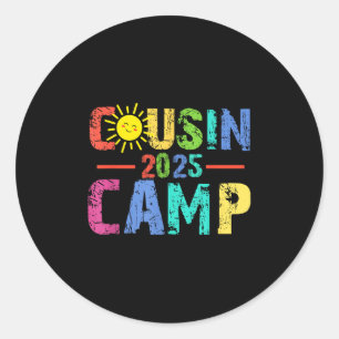 Adesivo Acampamento de Primos 2025 Acampamento Fogueira Fé
