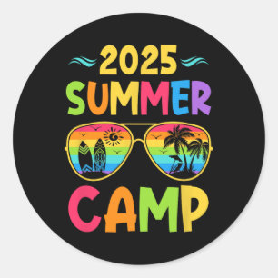 Adesivo Acampamento de Verão 2025 Férias de Verão 2025 Fam