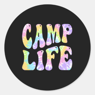 Adesivo Acampamento de Verão para Meninas Camisa Tie-dye R