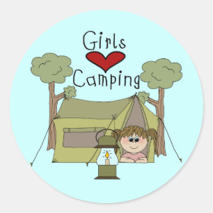 Adesivo Acampamento do amor das meninas