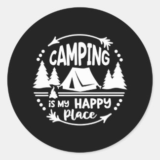 Adesivo Acampamento é o meu Viagem de acampamento feliz