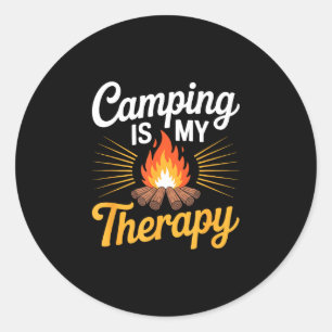 Adesivo Acampamento é terapia acampamento aventureiro ao a