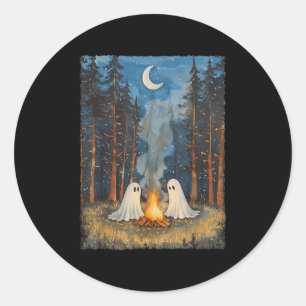 Adesivo Acampamento Fantasma Vintage Amante de Acampamento