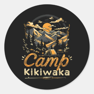 Adesivo Acampamento Kikiwaka Camping Hike Tenda Floresta M