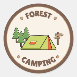 Adesivo Acampamento Moderno aventura ao ar livre avent