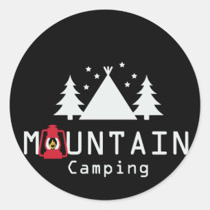 Adesivo acampamento montanhoso