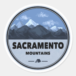 Adesivo Acampamento nas Montanhas Sacramento Novo México