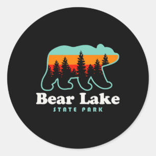 Adesivo Acampamento no Parque Estadual do Lago Bear Utah T