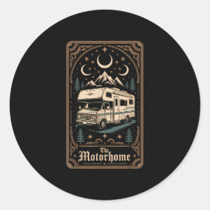 Adesivo Acampamento Rv trailer o motorhome lua montanha