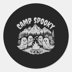 Adesivo Acampamento Spooky Summerentre o Fantasma Cute do 
