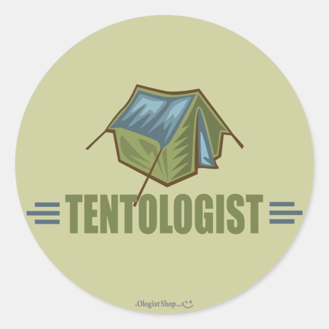 Adesivo Acampamento, Tent (Frente)