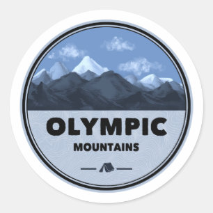 Adesivo Acampamento Washington, Montanhas olimpiadas