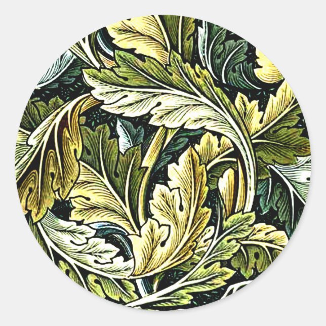 Adesivo Acanthus, um padrão William Morris, (Frente)