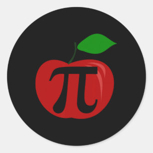 Adesivo Ação de Graças Apple Pie Lover Engraçado Pi Day Ma