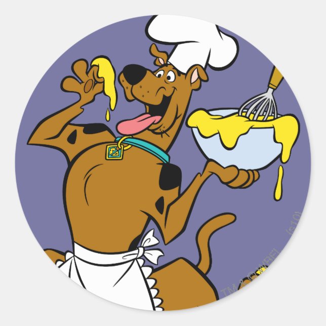 Adesivo Ação de Graças de Chef Scooby-Doo (Frente)