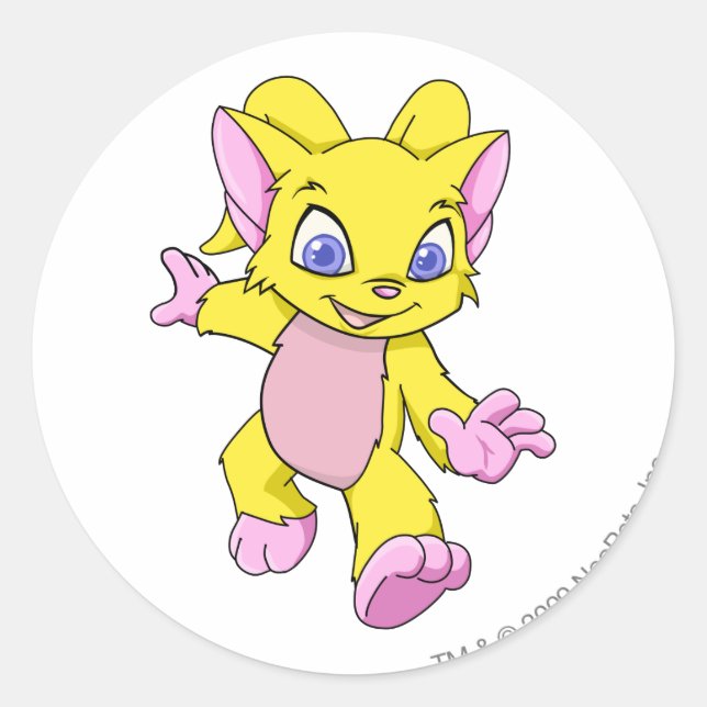 Adesivo Acara Yellow (Frente)