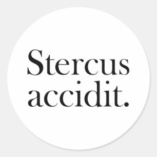 Adesivo Accidit de Stercus