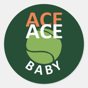 Adesivo Ace Ace Baby - Tênis Engraçado Quote
