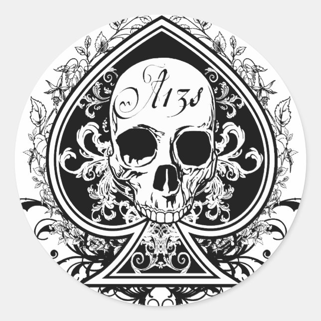 Adesivo Ace Skull (Frente)