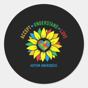 Adesivo Aceitar Compreender Autismo Atenção Ao Amor