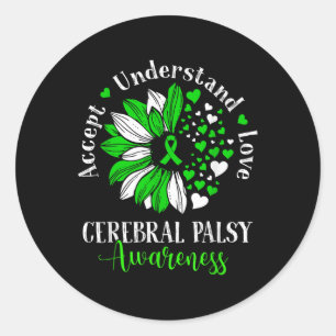 Adesivo Aceitar Compreender O Amor Cerebral De Girassol Cp