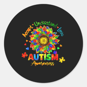 Adesivo Aceitar entender amor consciência do autismo giras
