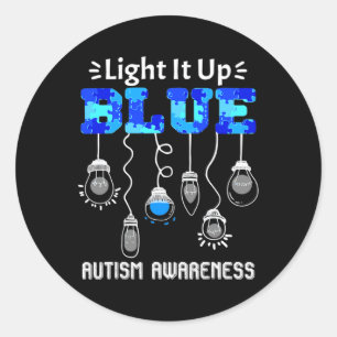Adesivo Acelere-O Com O Suporte À Consciência Do Autismo A