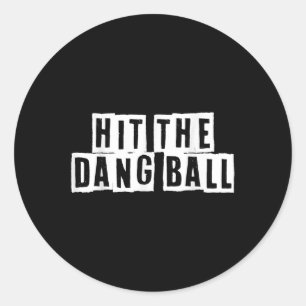 Adesivo Acerta A Vintagem Da Bola Dang, Tendy Baseball, En