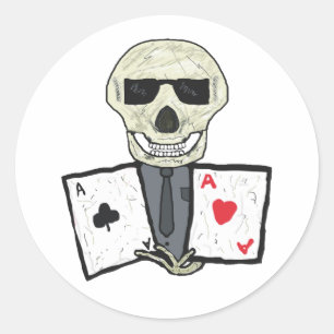Adesivo Aces do Jogador de Poker