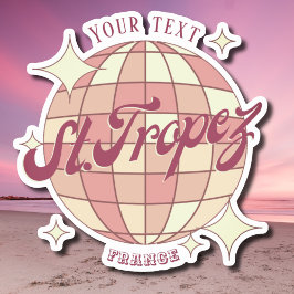 Adesivo Acessório de decoração de férias da rua santo Trop