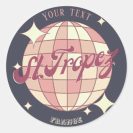 Adesivo Acessório de decoração de férias da rua santo Trop