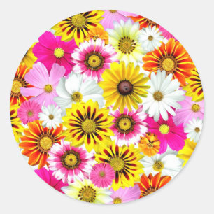 Adesivo Acessórios impressionantes de padrão de flores ama