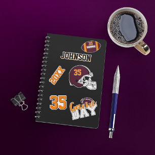 Adesivo Acessórios Personalizados para Fã de Futebol Ameri