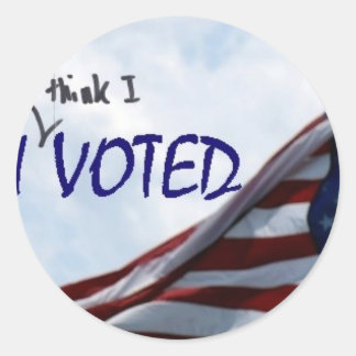Adesivo Acho que votei