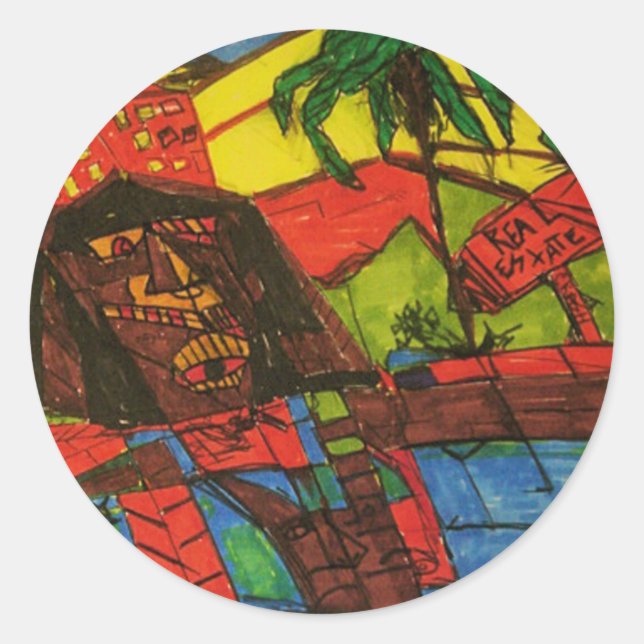 Adesivo acidente imobiliário (Frente)