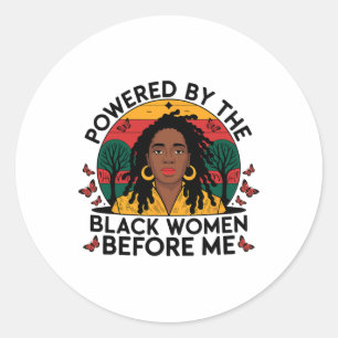 Adesivo Acionada Pela Mulher Negra Antes Da História Negra