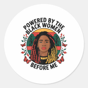 Adesivo Acionada Pela Mulher Negra Antes Da História Negra