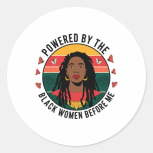 Adesivo Acionada Pela Mulher Negra Antes Da História Negra