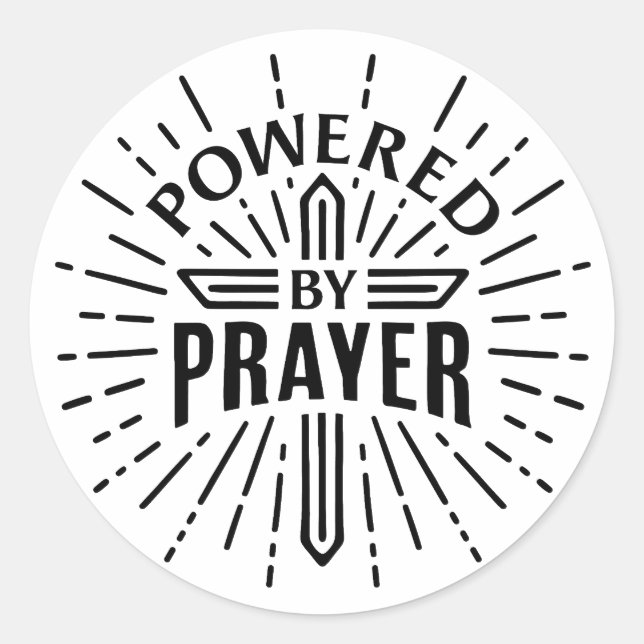 Adesivo Acionado pela oração (Frente)
