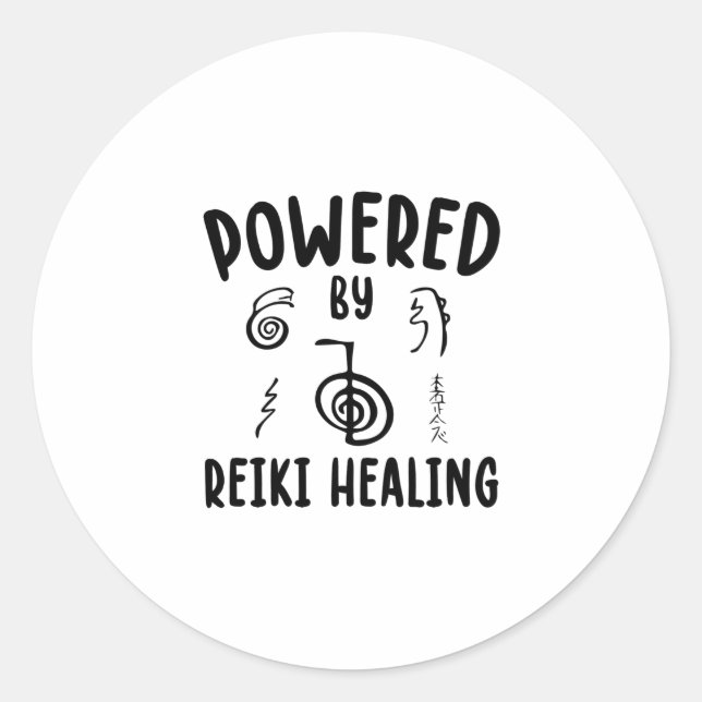 Adesivo Acionado pelo Reiki Healing | Ideias de presentes (Frente)