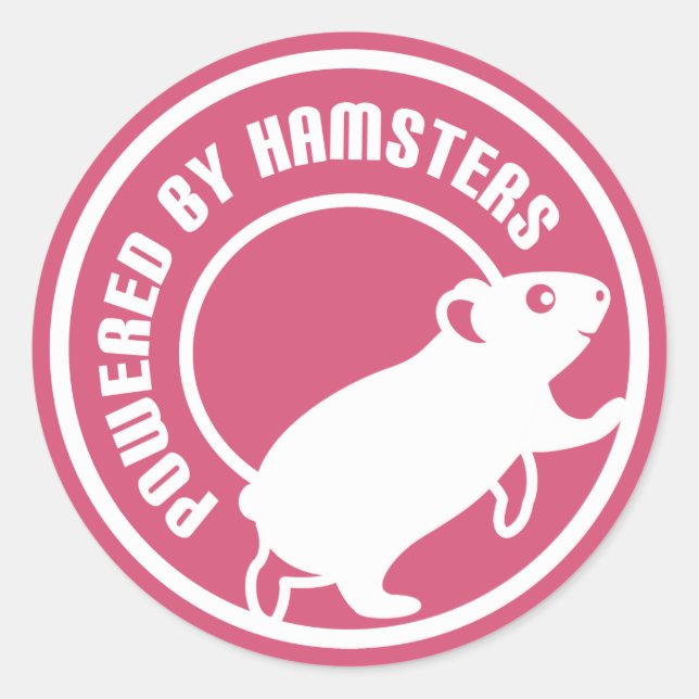 Adesivo Acionado por Hamsters (Frente)