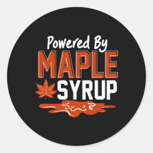 Adesivo Acionado Por Trecho De Árvore De Maple Xarope