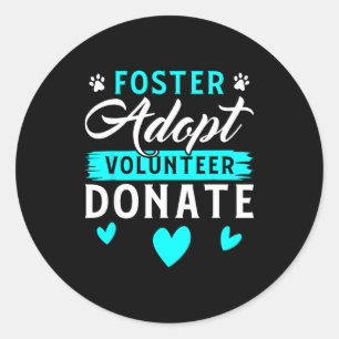 Adesivo Acolher Adotar Voluntário Doar Divertido Resgate d
